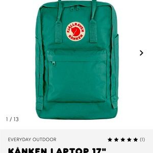 17” laptop Fjallraven kanken backpack
